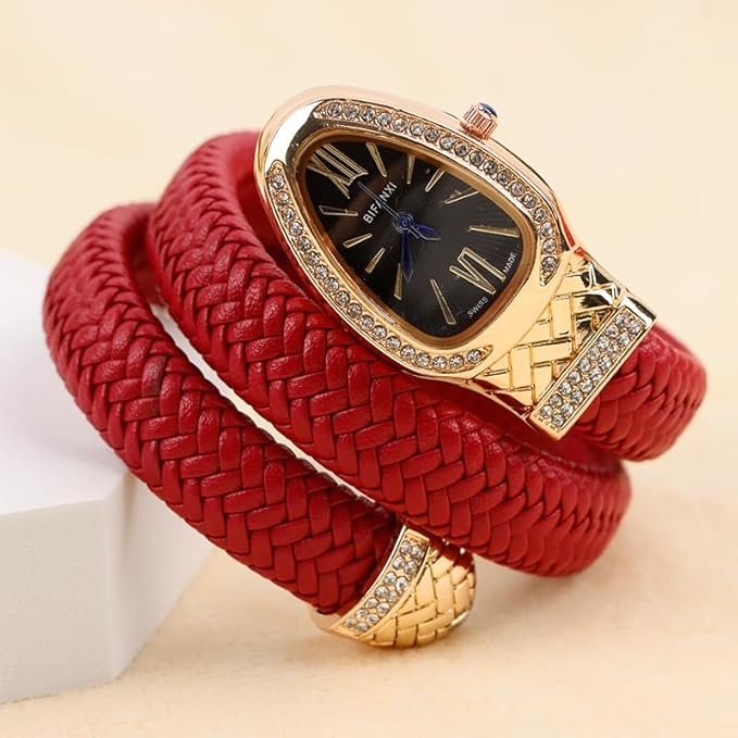Female Diamond Leather Strap Bracelet #108 - Image 2