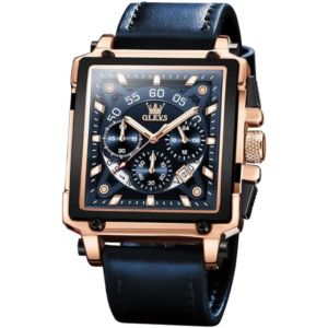 OLEVS Square Watches for Men