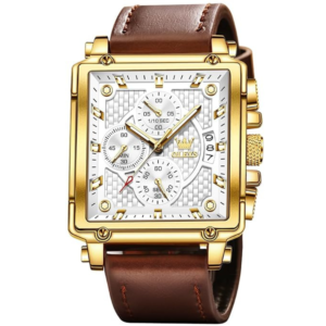 OLEVS Square Watches for Men